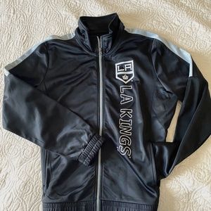 LA KINGS NHL OFFICIAL JACKET - WOMANS, BLACK, LARGE